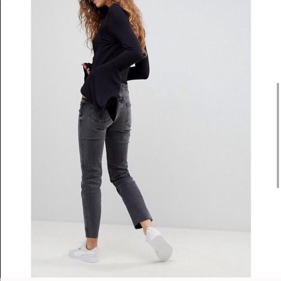 FREE PEOPLE Clean Girlfriend High Waist Jeans - Picture 5 of 7